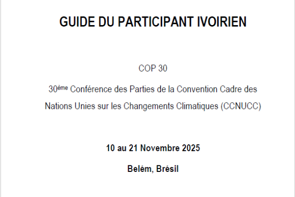 GUIDE DU PARTICIPANT IVOIRIEN